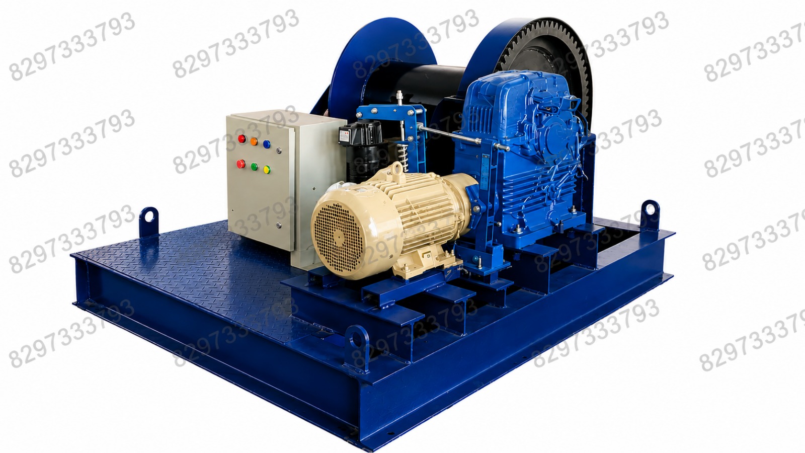 Cable Pulling Winch Machine 10 Ton Capacity