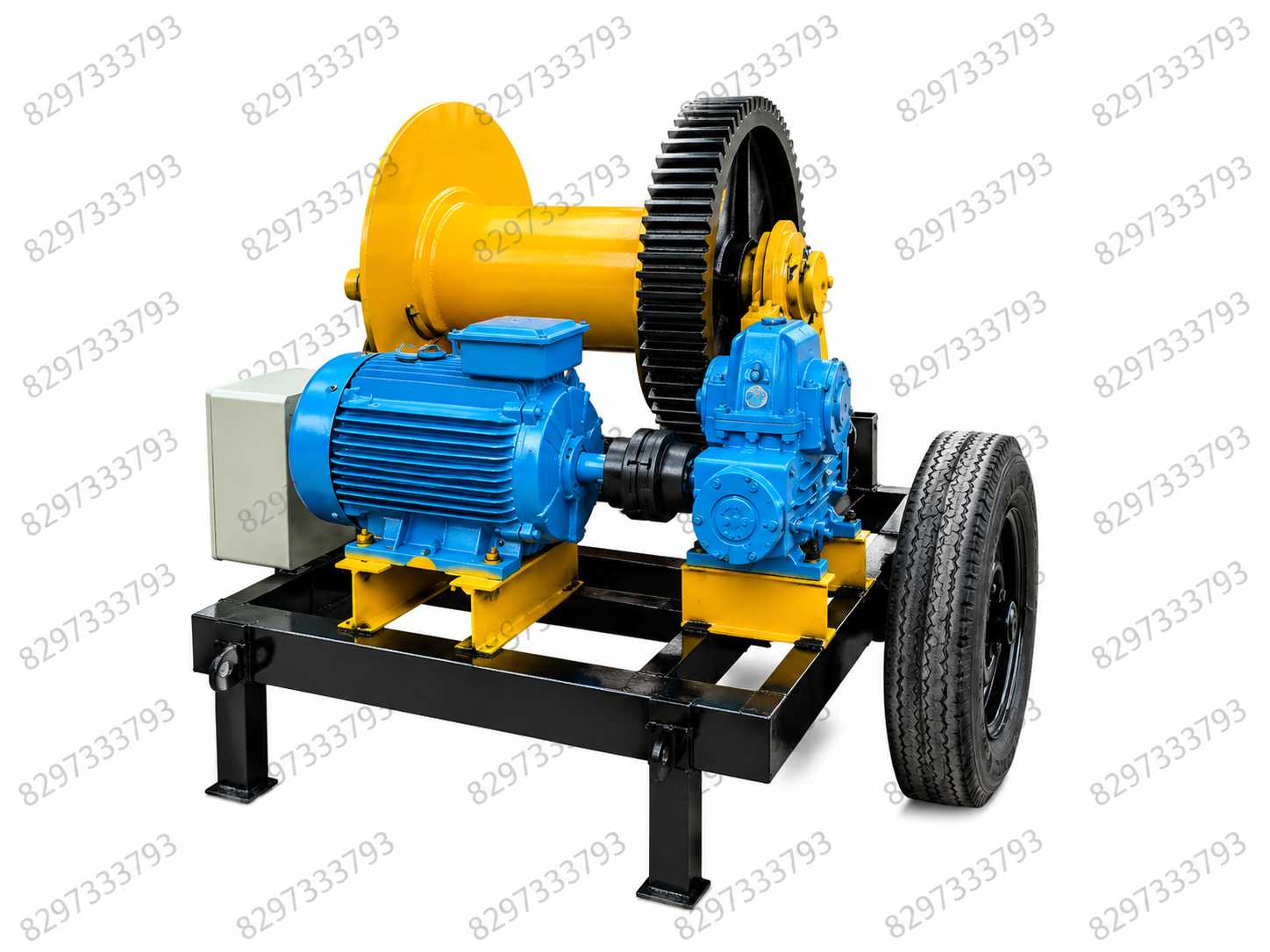 5 Ton Capacity cable Pulling Winch Machine
