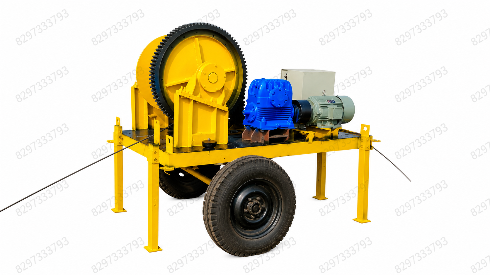 Cable Pulling Winch Machine 10Ton Capacity